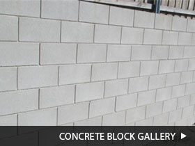 grey block retaining wall